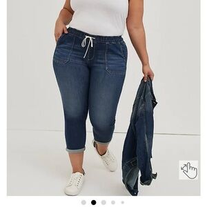 Blue Denim Jogger Jeans